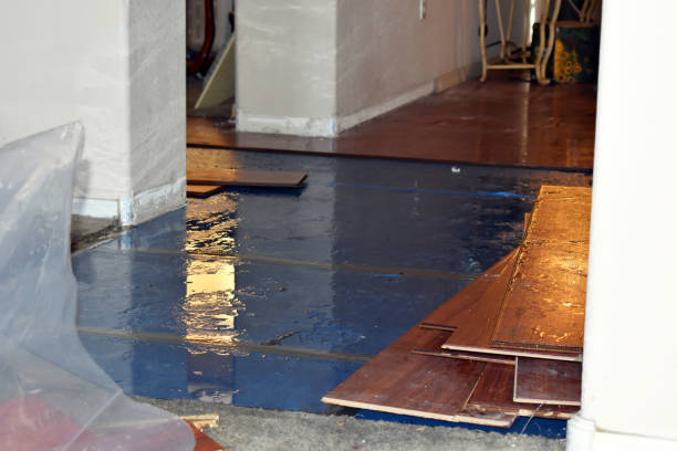 Professional Flood Cleanup technician working in Winthrop, ME